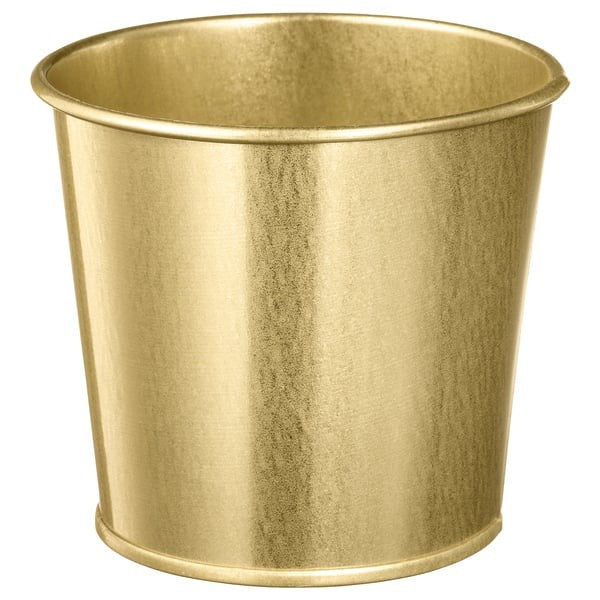 IKEA Plant Pot Brass Colour Size 9 cm DAIDAI.