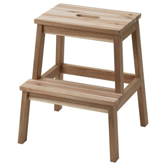 IKEA BEKVÄM step stool acacia 50 cm