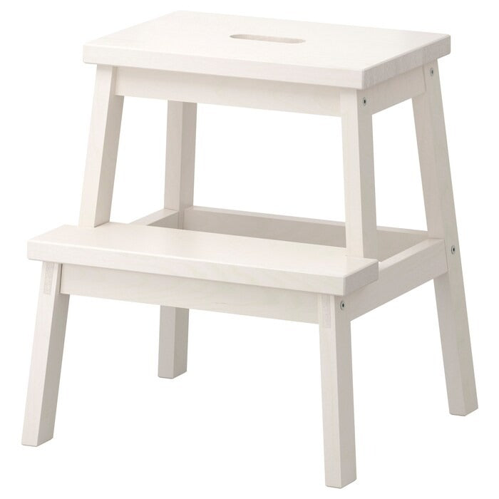 IKEA BEKVAM step stool in white color with height 50 cm.