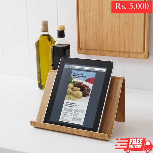 IKEA Tablet Stand Bamboo Material VIVALLA.