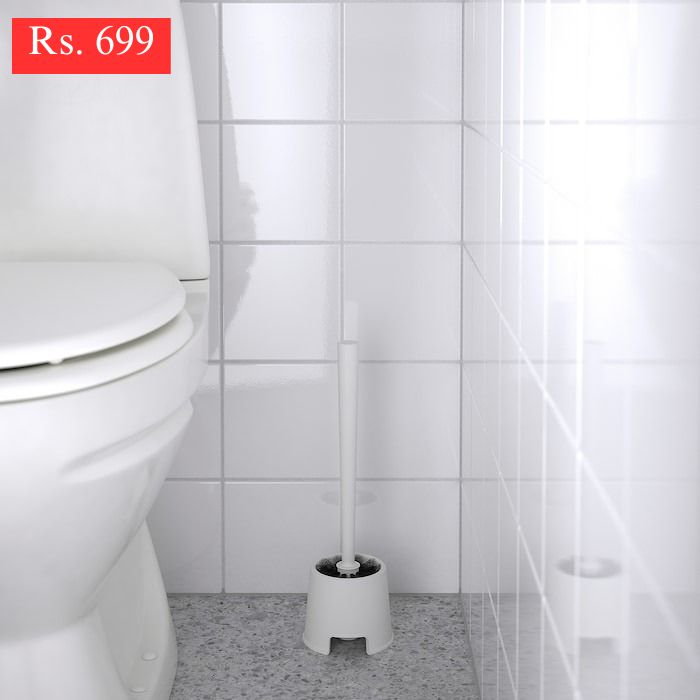 IKEA Toilet Brush with Holder BOLMEN