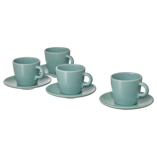 IKEA FARGKLAR Cup with saucer.