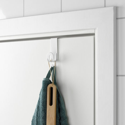 IKEA SEKINER hook for door in white color.