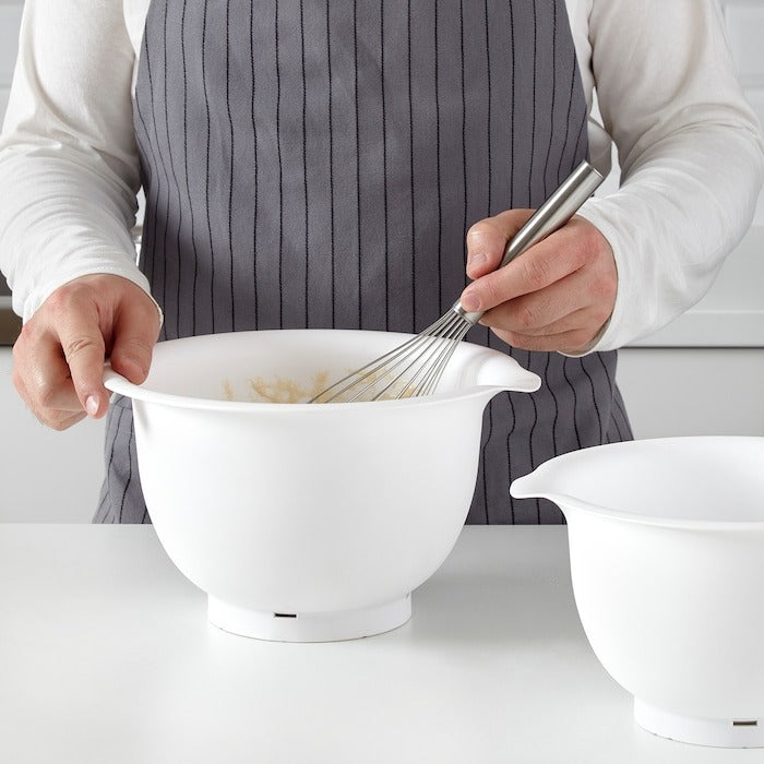 VISPAD Mixing Bowl, Set of 2, White