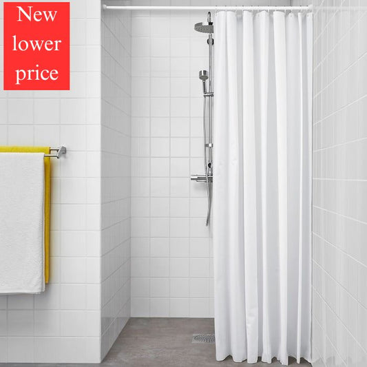 IKEA BJARSEN shower curtain in white color size 180x200 cm.