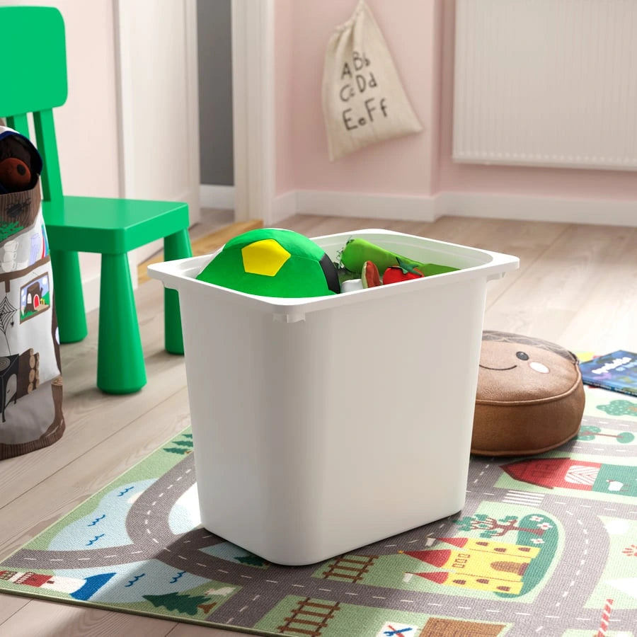 IKEA TROFAST Storage Box – White Toy Box 42x30x36 cm