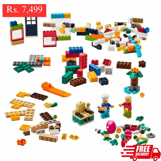 LEGO Brick Set Mixed Colors 201 Piece.