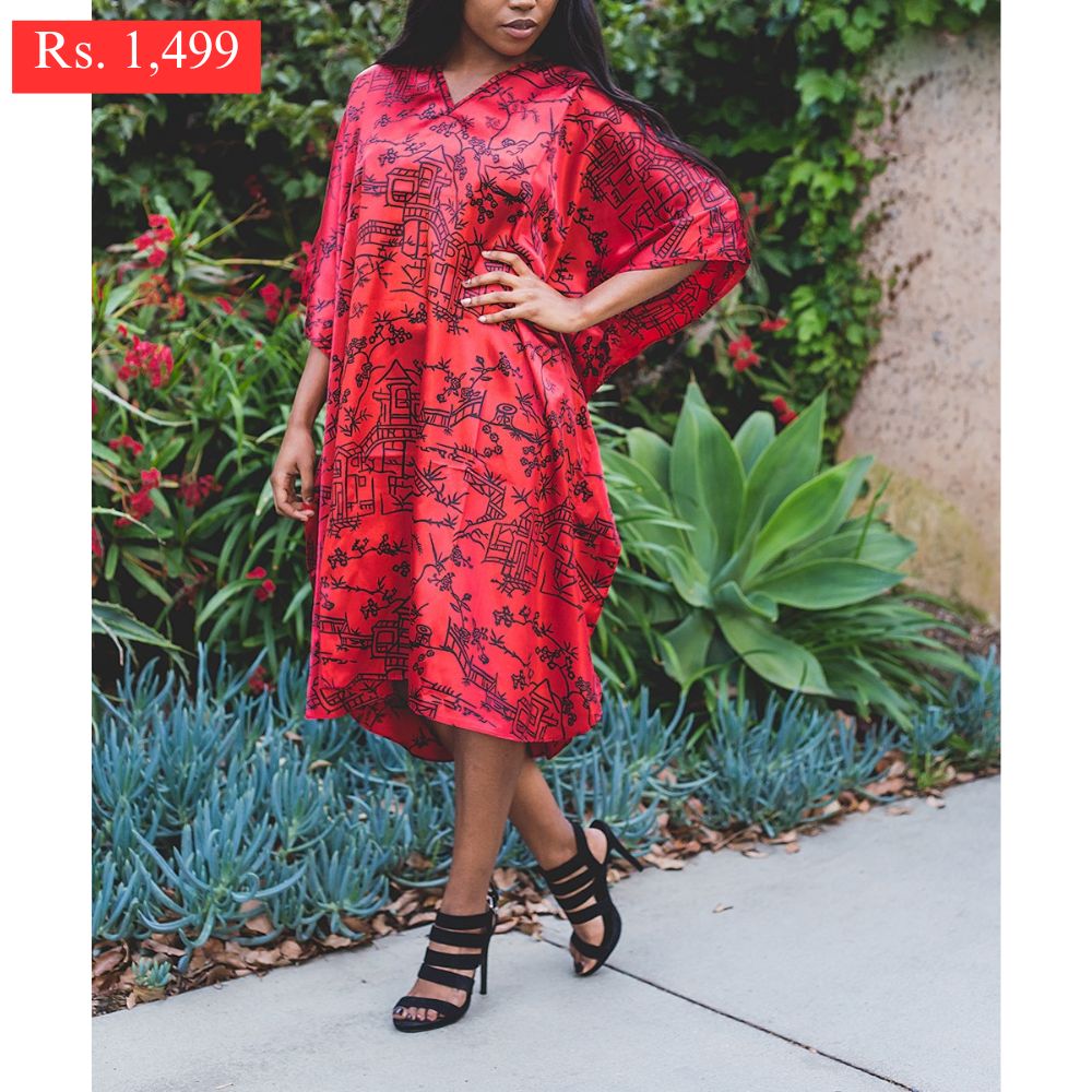 Ruby Midi Kaftan.