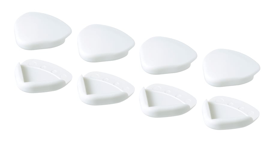 IKEA UNDVIKA Corner bumper, white, pack of 8