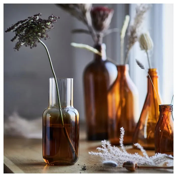 IKEA HOSTAGILLE vase with fresh flowers for home décor