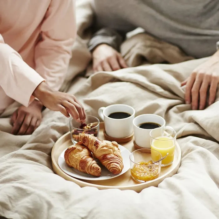 IKEA 365+ Cork Coaster lifestyle photo.