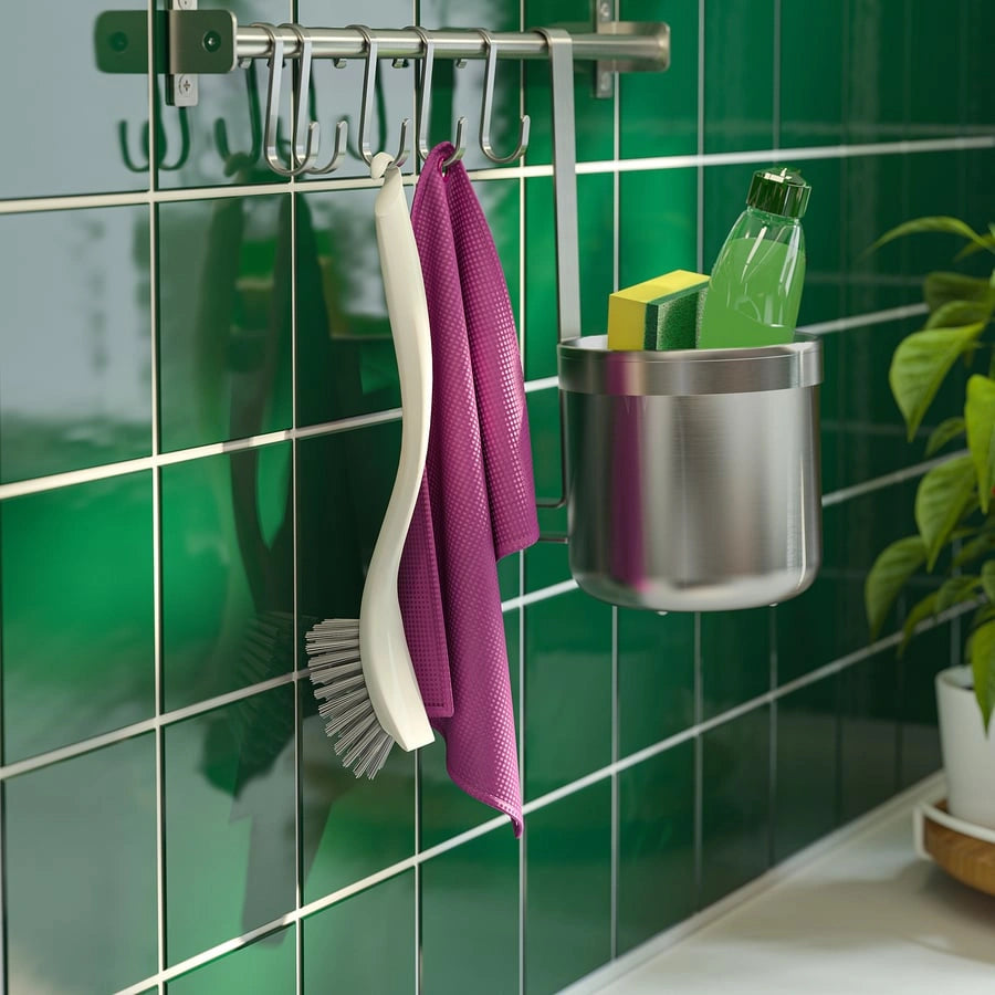IKEA ANTAGEN dish brush with built-in scraper