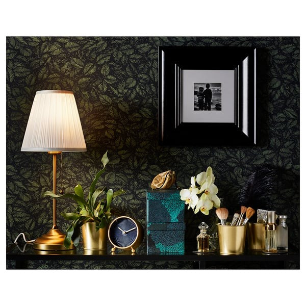 Classic IKEA table lamp brass finish home lighting accessory.