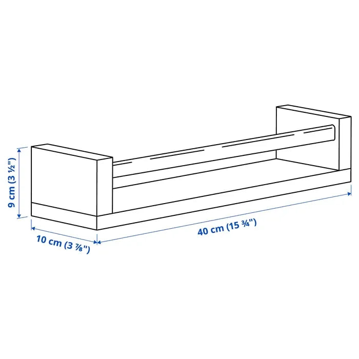 IKEA BEKVÄM spice rack and wall organizer shelf in Pakistan dimensions.
