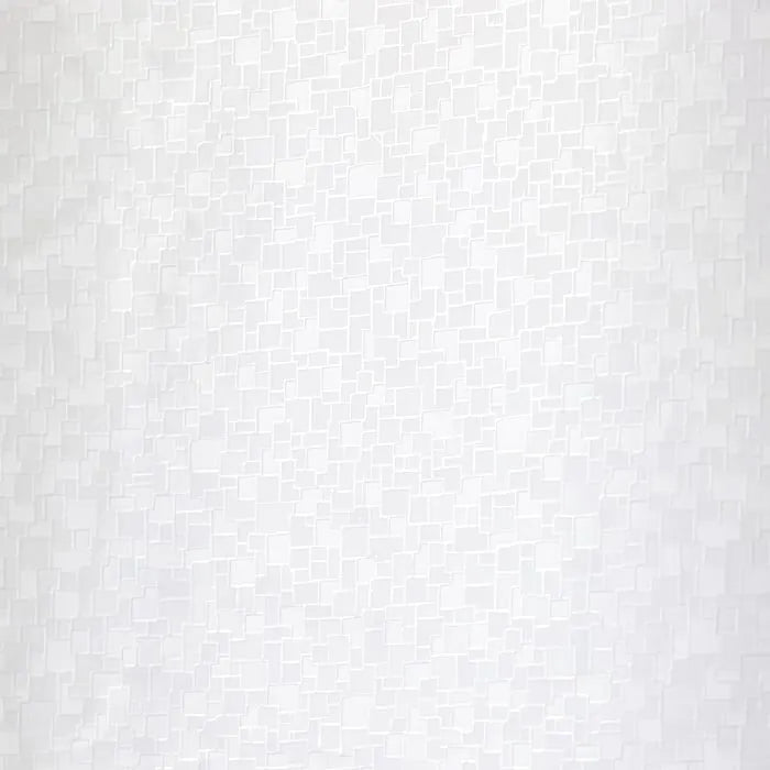 Close-up of IKEA BJÄRSEN waterproof shower curtain material.