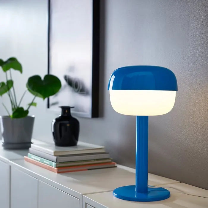 Modern IKEA BLASVERK table lamp in home interior