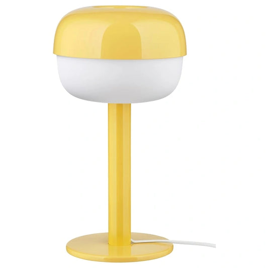 IKEA BLASVERK table lamp yellow 36 cm modern design