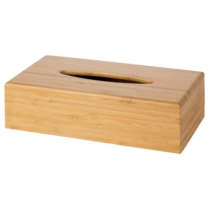 IKEA BONDLIAN bamboo tissue box front view