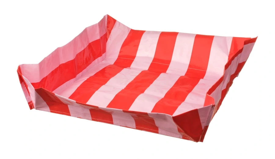 IKEA DOFTRIPS potting mat pink bright red