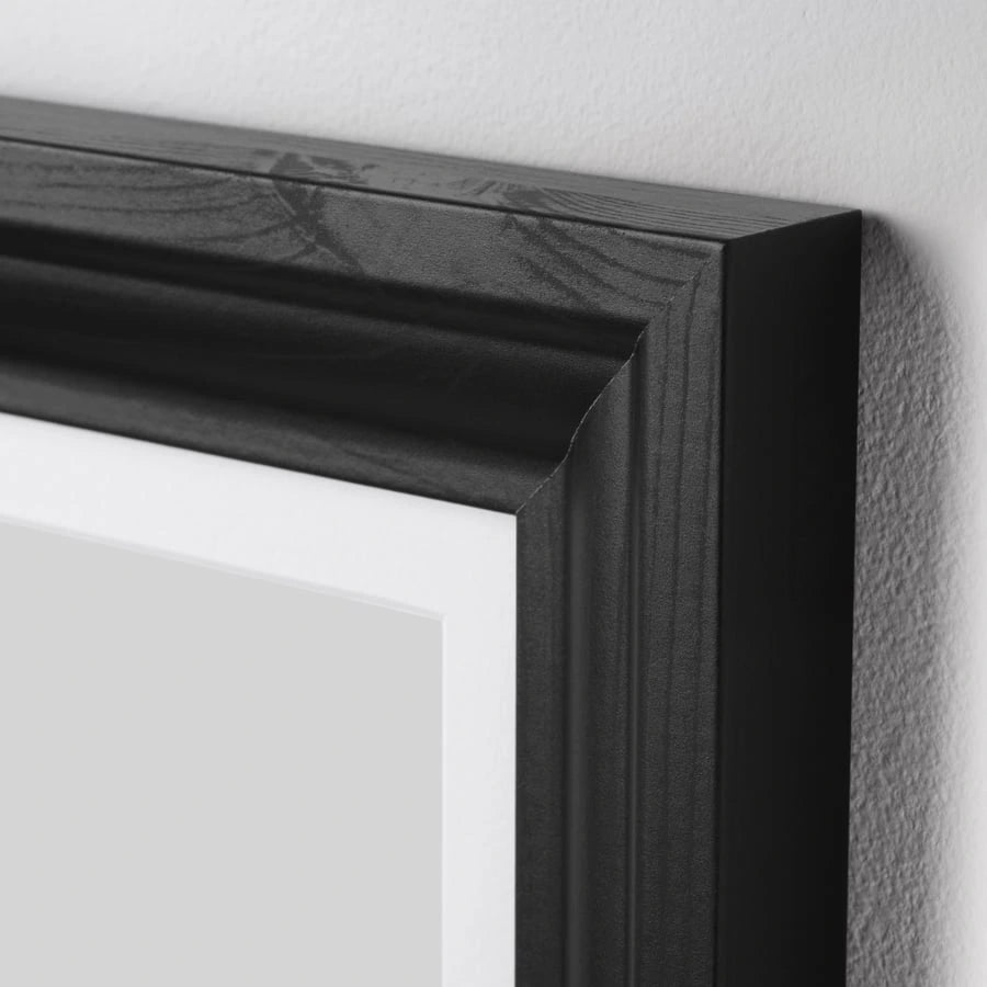 IKEA EDSBRUK black picture frame closeup