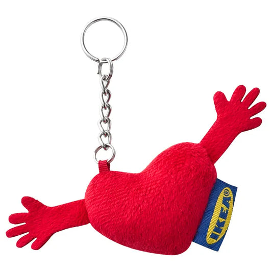IKEA EFTERTRÄDA Key Ring Red Heart in Pakistan.