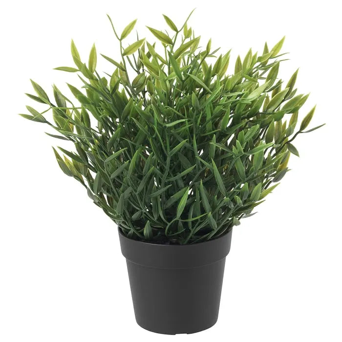 IKEA FEJKA artificial bamboo plant 9cm front view