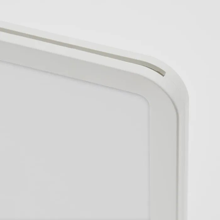 IKEA FIKONTRÄD Frame White Side Angle with closeup.