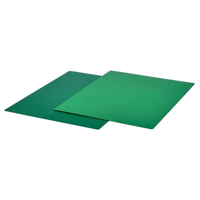IKEA FINFORDELA bendable chopping board pack of 2 green.