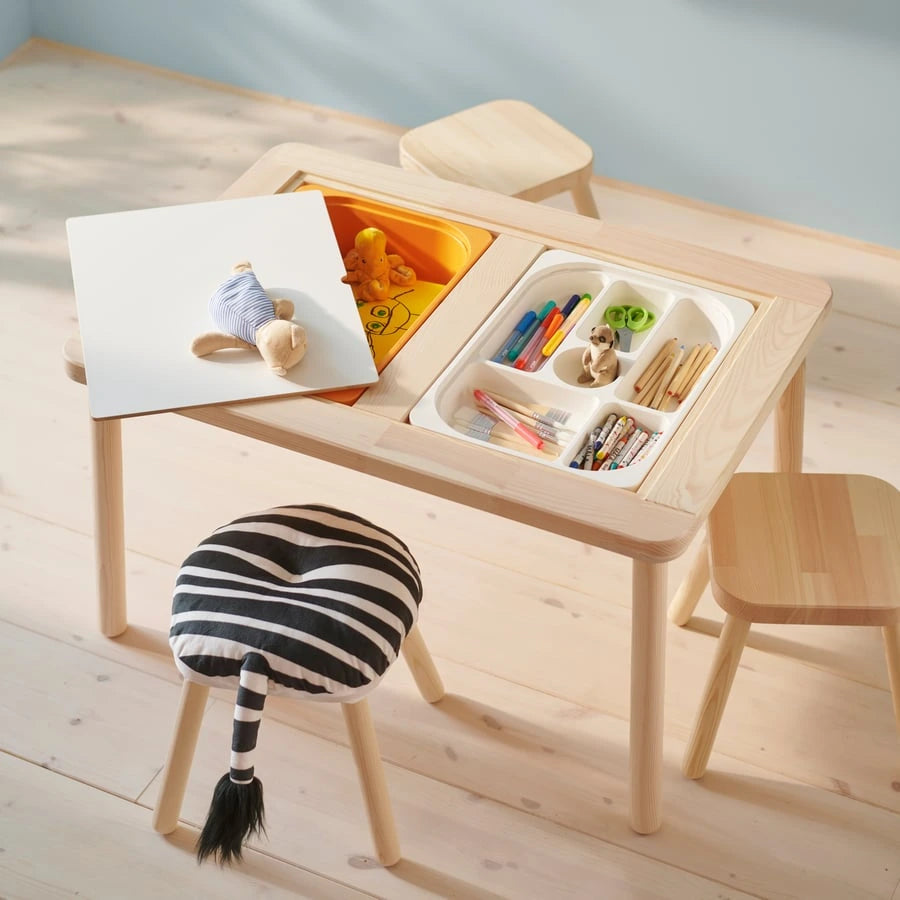 IKEA FLISAT children's table top view