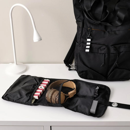 IKEA FODERSKOPA Cable Organizer Bag, Black
