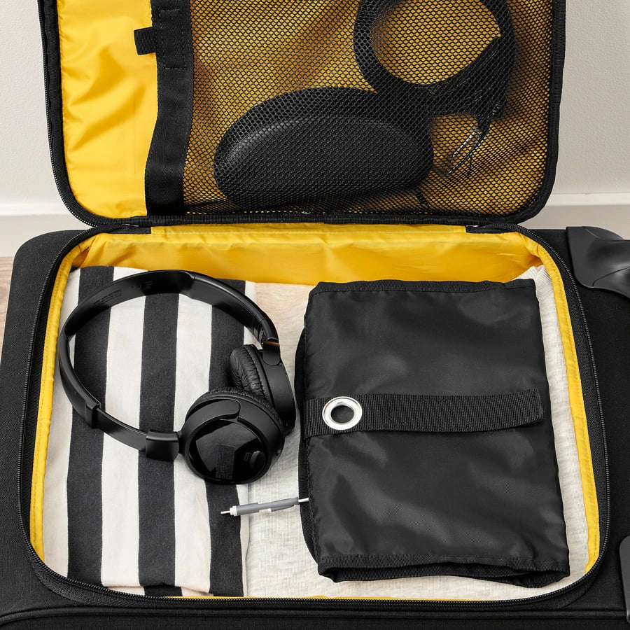 IKEA FODERSKOPA Cable Organizer Bag, Black