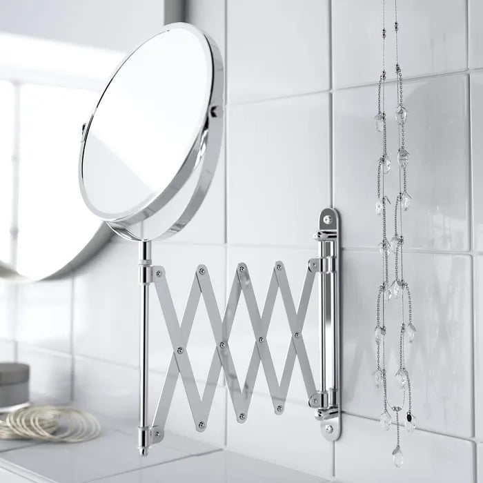 IKEA FRACK magnifying mirror with extendable arm for bathroom Pakistan.