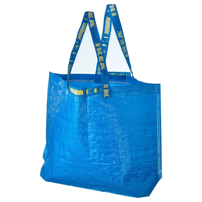 IKEA FRAKTA carrier bag blue 36L front view