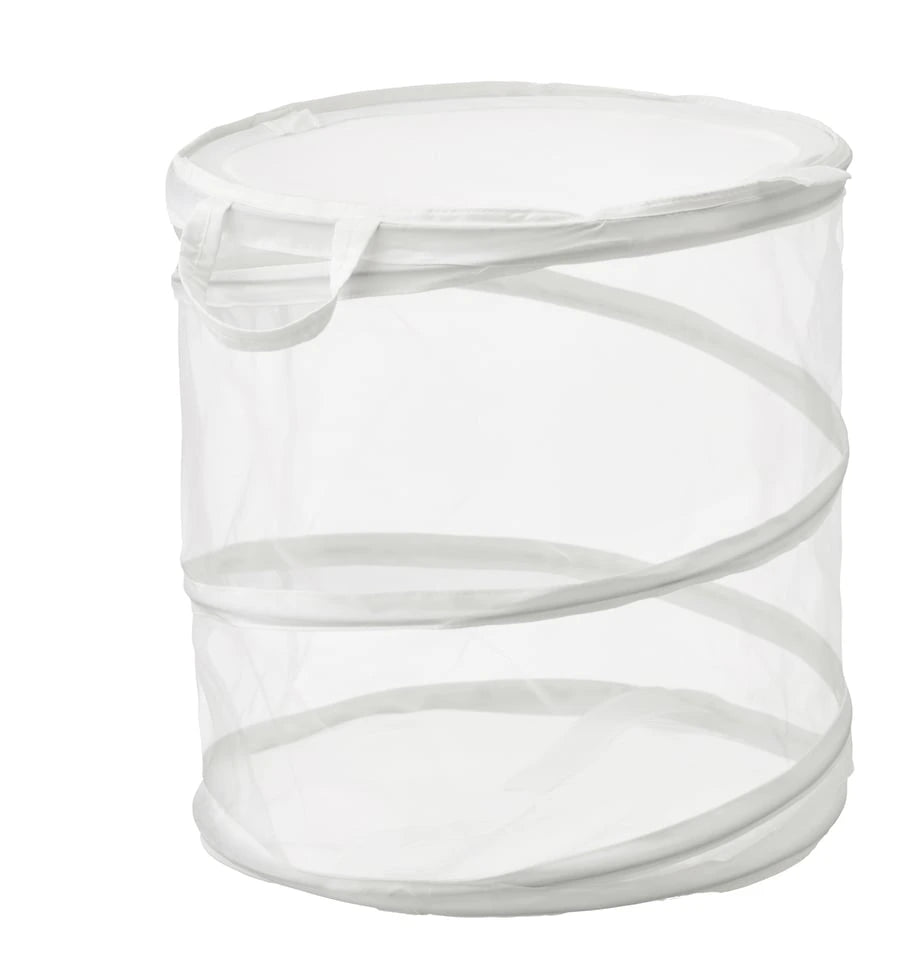 IKEA FYLLEN white laundry basket with 79 litre capacity