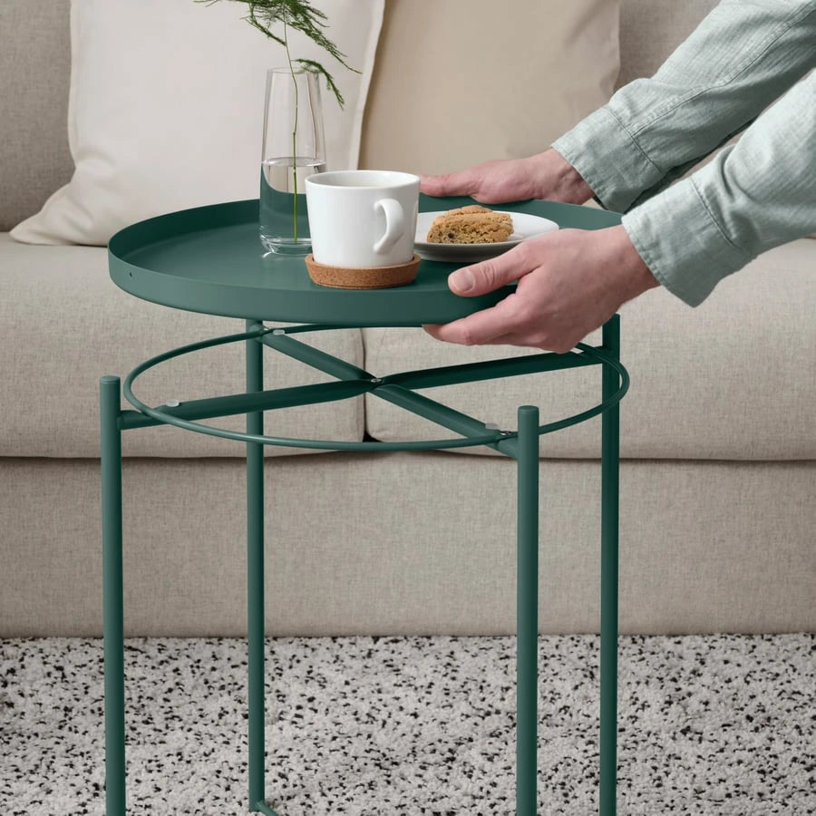 Side view of IKEA GLADOM tray table