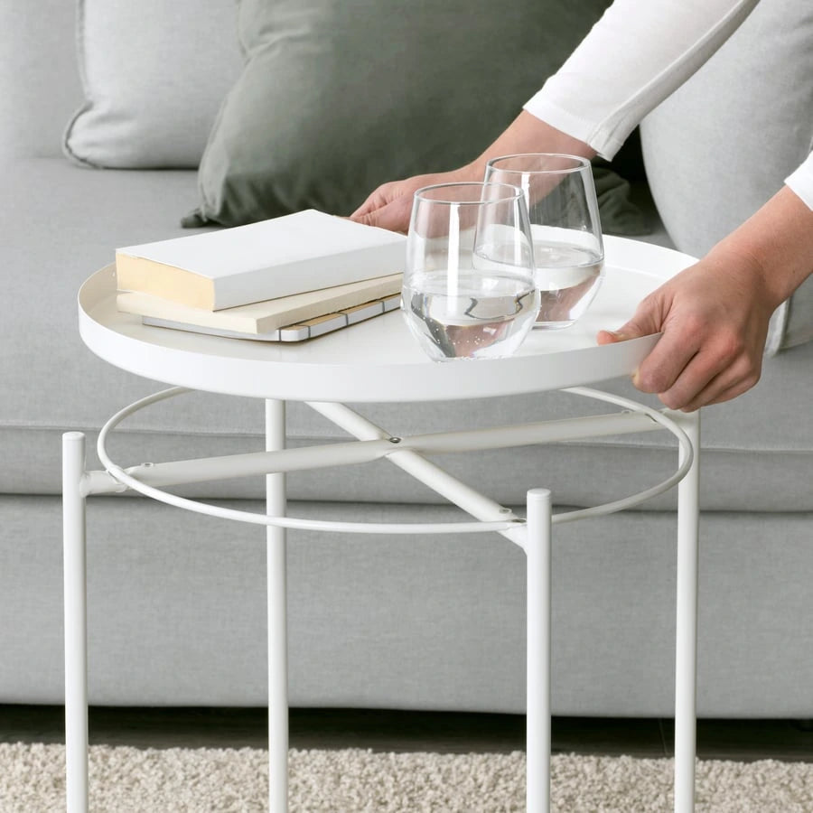Front view of IKEA GLADOM tray table