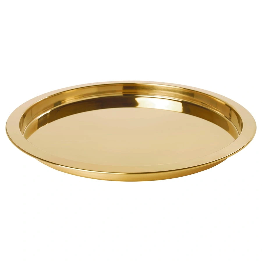 IKEA GLATTIS tray brass colour 38 cm