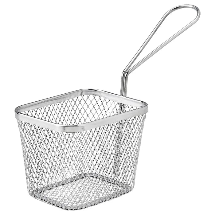 IKEA GRILLTIDER stainless steel serving basket