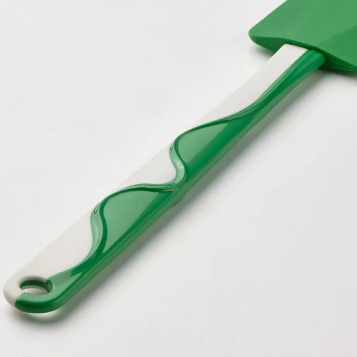 Close-up of IKEA GUBBRÖRA Silicone Rubber Spatula.
