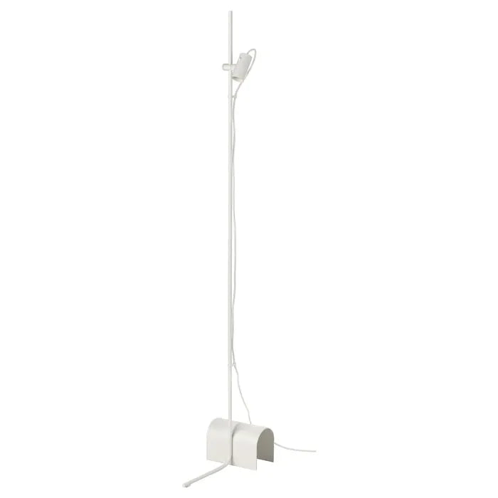 IKEA HÅRSLINGA white floor lamp for living room