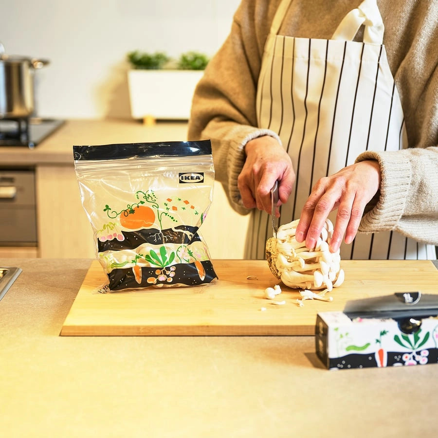 IKEA ISTAD resealable food bags for kitchen organization