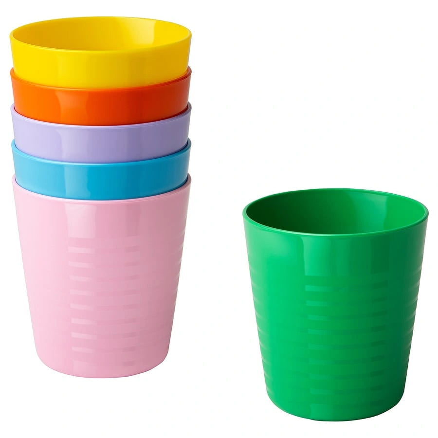 IKEA KALAS mugs set of 6 mixed colours seasonal edition