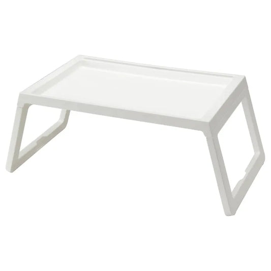 IKEA KLIPSK bed tray with foldable legs white.