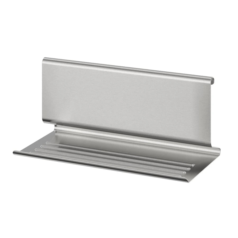 IKEA KUNGSFORS Tablet Stand, Book Stand, Wall Organizer, Stainless Steel, 26x12 cm