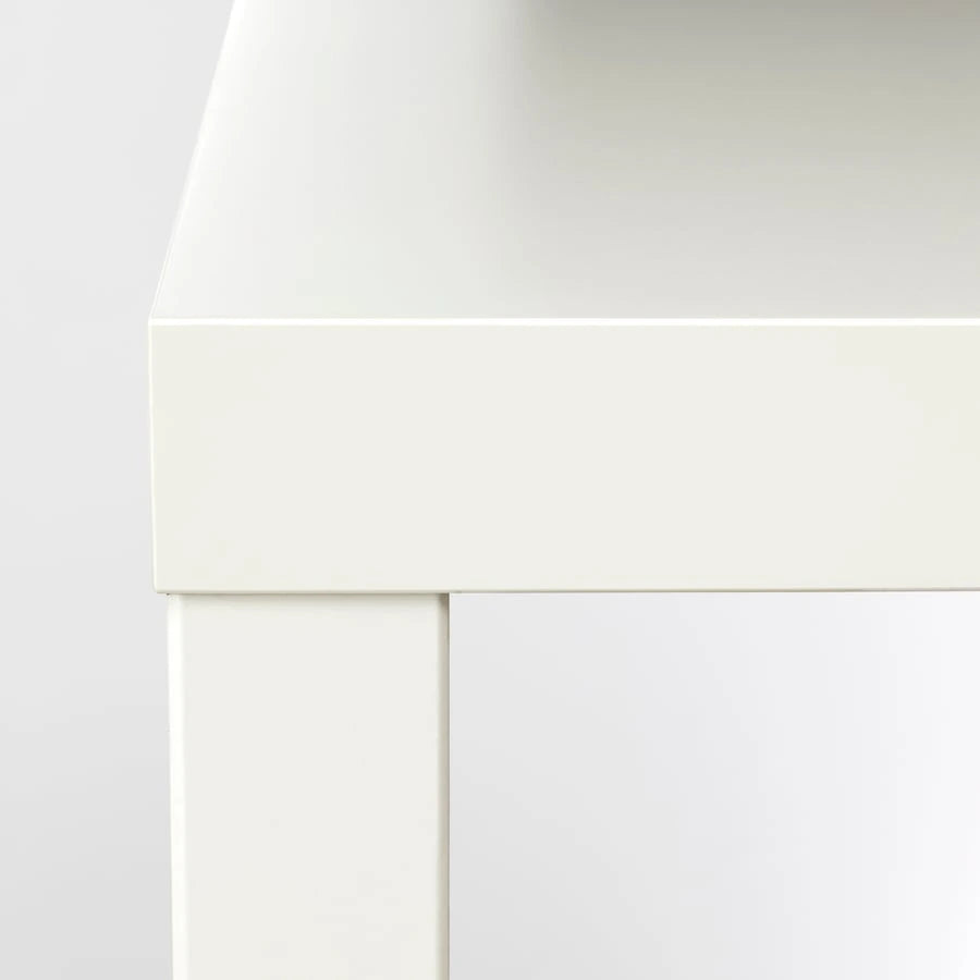 Close-up of a leg on the IKEA LACK side table