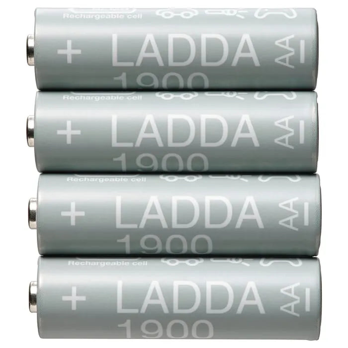 IKEA LADDA rechargeable battery AA 1900mAh pack of 4