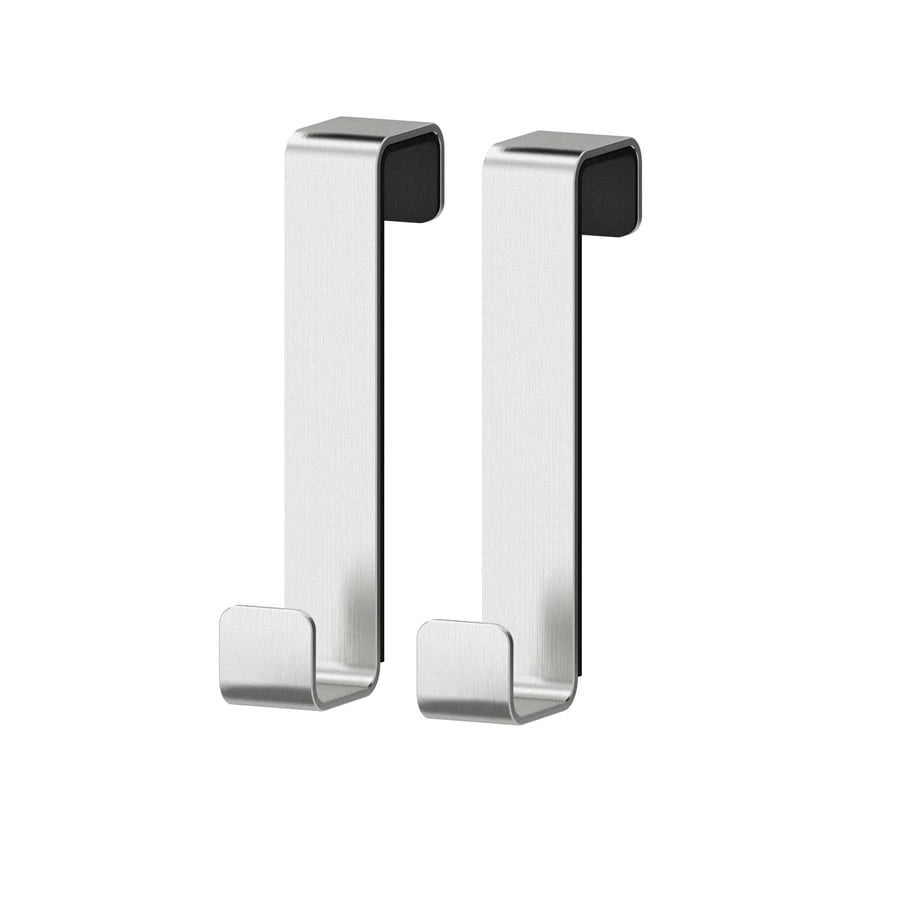 IKEA LILLÅNGEN door hanger pack of 2 stainless steel