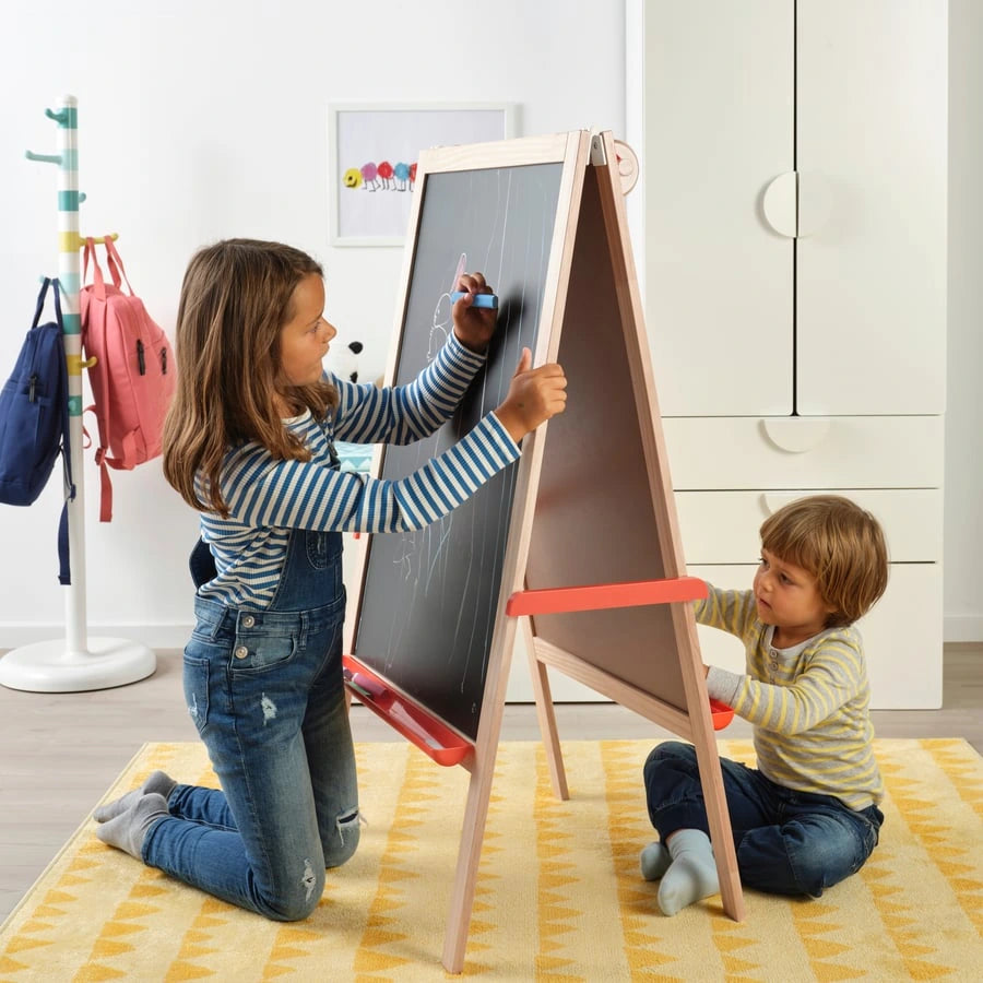 IKEA MÅLA easel in softwood for children's painting and drawing