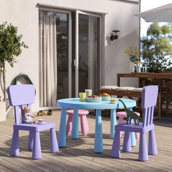 IKEA MAMMUT toddler chair weather resistant outdoor furniture.
