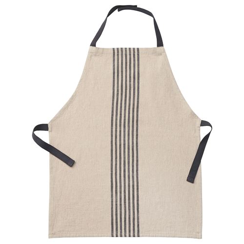 IKEA MARIATHERES children's apron grey beige 45x57 cm